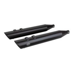 S&S Cycle - S&S Cycle 4" Slash Cut Black Slip On Mufflers