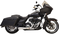 Bassani Xhaust - Bassani Xhaust Road Rage 2 Into 1 Short Exhaust - Stainless - Twin Cam Touring