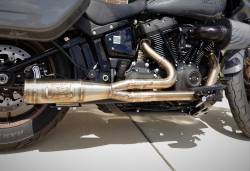 Fuel Moto Jackpot Exhaust Header Pipe Steel 2-1-2 Crossover Harley Touring  09-16