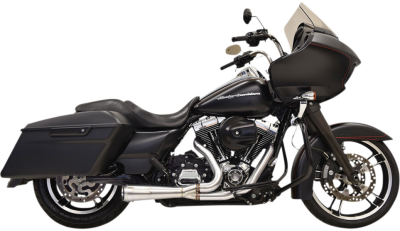 Bassani Xhaust - Bassani Xhaust Road Rage 2 into 1 Short Exhaust - Stainless - Twin Cam Touring