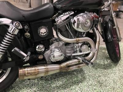 Fuel Moto - Fuel Moto Contender 2/1 Stainless Steel Exhaust Dyna