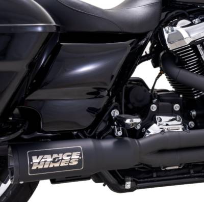 Vance & Hines - Vance & Hines Hi Output RR Exhaust - Black - M8 Touring