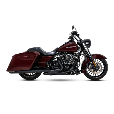 Vance & Hines - Vance & Hines 4 Inch Twin Slash Slip-On Muffler - M8 Touring - Black