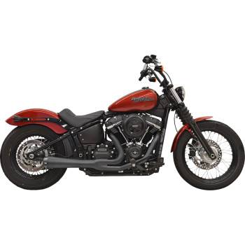 Bassani Xhaust - Bassani 2-into-1 Road Rage III Exhaust System - Black