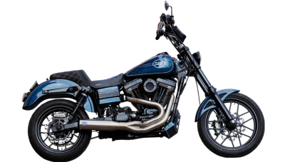 S&S Cycle - S&S Qualifier 2 Into 1 Exhaust - Stainless - 2006-2007 Dyna Models