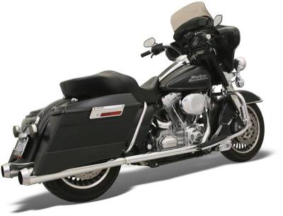 Bassani Xhaust - Bassani Xhaust Power Curve True Duals Crossover Headpipes - Chrome - Twin Cam Touring