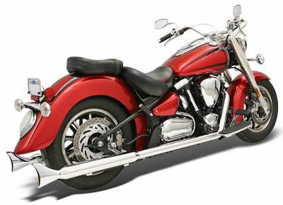 Bassani Xhaust - Bassani Xhaust True Dual Crossover Headpipes - Chrome - Road Star