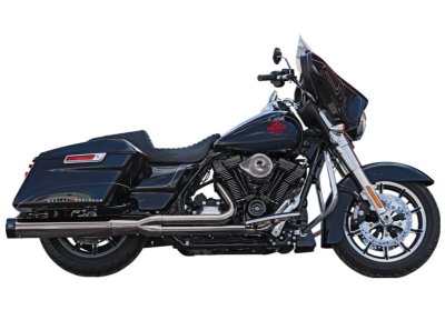 S&S Cycle - S&S Cycle 2 into 1 Lava Sidewinder Exhaust - Chrome - M8 Touring