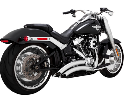 Vance & Hines - Vance & Hines Big Radius PCX Exhaust - Chrome - M8 Softail Fat Boy Breakout FXDR