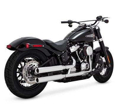 Vance & Hines - Vance & Hines 3 Inch Eliminator 300 PCX Slip-On Muffler - Chrome - M8 Softail Fat Boy Breakout