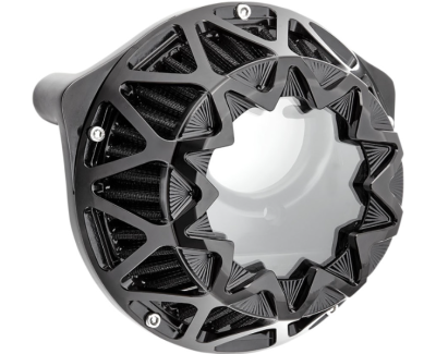 Arlen Ness - Arlen Ness Crossfire Air Cleaner - Black - Twin Cam FBW