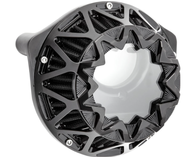 Arlen Ness - Arlen Ness Crossfire Air Cleaner - Black - Twin Cam