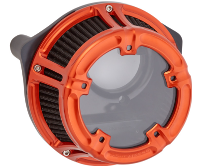 Arlen Ness - Arlen Ness Method Clear Air Cleaner - Orange - Milwaukee-8