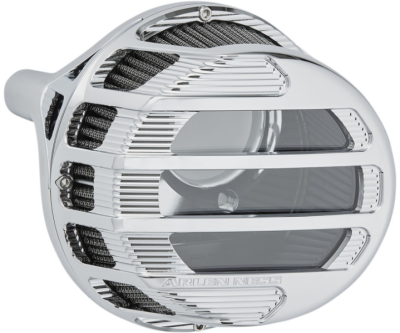 Arlen Ness - Arlen Ness Sidekick Air Cleaner - Chrome - Twin Cam