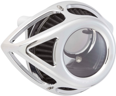 Arlen Ness - Arlen Ness Clear Tear Air Cleaner - Chrome - XL Sportster