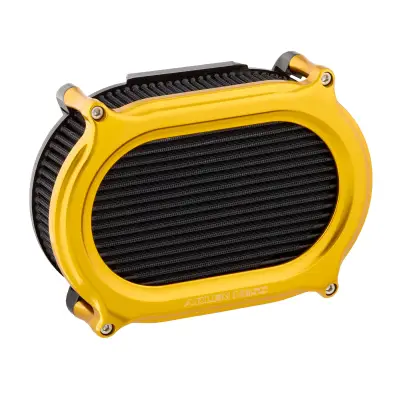 Fuel Moto - Arlen Ness Stage II Performance Air Filter - Gold - Milwaukee-8