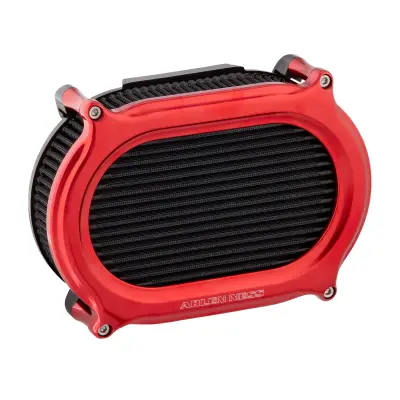 Fuel Moto - Arlen Ness Stage II Performance Air Filter - Red - Milwaukee-8