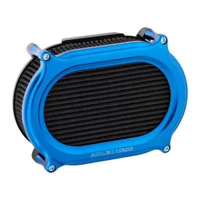 Fuel Moto - Arlen Ness Stage II Performance Air Filter - Blue - Milwaukee-8