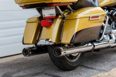 Firebrand - SPECIAL PURCHASE Firebrand Loose Cannon Slip-On Muffler - Chrome - Twin Cam