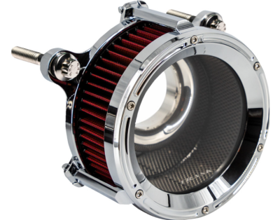 Trask Performance - Trask Assault Charge High Flow Air Cleaner - Chrome -  M8 VVT