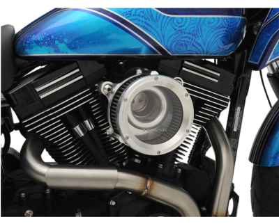 Trask Performance - Trask Assault Charge High-Flow Air Cleaner - Raw - Twin Cam Cable Operated Models