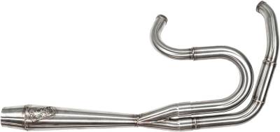 Sawicki Speed Shop - SPECIAL PRICE Sawicki Big Inch 2 Into 1 Full Length Exhaust - Brushed Stainless Steel - Dyna