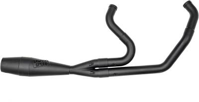 Sawicki Speed Shop - SPECIAL PRICE Sawicki Shorty Cannon 2 Into 1 Exhaust - Black - M8 Softail