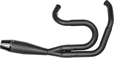 Sawicki Speed Shop - SPECIAL PRICE Sawicki Big Inch 2 Into 1 Exhaust - Black - Dyna