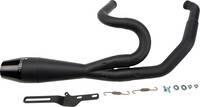 Sawicki Speed Shop - SPECIAL PRICE Sawicki Shorty 2 Into 1 Exhaust - Black - Twin Cam FLT