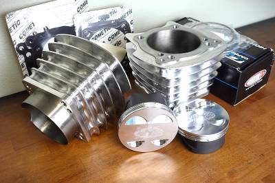 Fuel Moto - Fuel Moto M8 128" Piston & Billet Cylinder Big Bore Kit 114 117 Engines