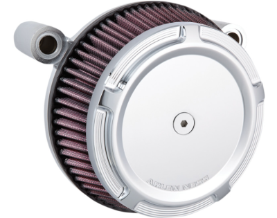 Arlen Ness - Arlen Ness Big Sucker Stage 1 Air Cleaner - Beveled - Chrome - Twin Cam (Exc. FBW)