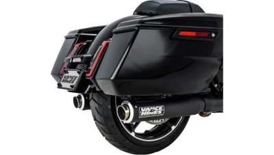 Vance & Hines - Vance & Hines Eliminator Supersport Slip-On Mufflers - Black - M8 Touring