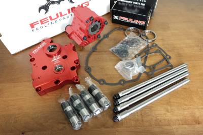 Fuel Moto - Complete Cam Chest Kit Milwaukee-8 Engines Oil Cooled with Feuling Cam Plate/Pump