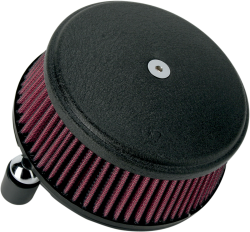 Arlen Ness - Arlen Ness Big Sucker Stage 1 Air Cleaner - Smooth - Wrinkle Black - XL Sportster - Image 1