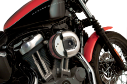 Arlen Ness - Arlen Ness Big Sucker Stage 1 Air Cleaner - Factory Cover - Natural - XL Sportster - Image 1