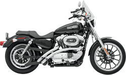 Bassani Xhaust - Bassani Xhaust Radial Sweeper Exhaust - Chrome - 1986-2003 Sportster - Image 1