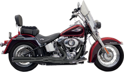 Bassani Xhaust - Bassani Xhaust Road Rage II B1 Power 2 into 1 Exhaust - Black - Twin Cam Softail - Image 1