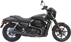 Bassani Xhaust - Bassani Xhaust 4 Inch Performance Slip-On Megaphone Muffler - Black - Street 500 750 - Image 1