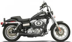 Bassani Xhaust - Bassani Xhaust Road Rage 2 into 1 Exhaust - Black - 1991-2017 Dyna FXD - Image 1