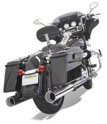 Bassani Xhaust - Bassani Xhaust 4 Inch DNT Straight Can Slip-On Muffler - Chrome - Twin Cam Touring - Image 1