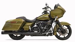 Bassani Xhaust - Bassani Xhaust 4 Inch DNT Slip-On Megaphone Muffler - Black - M8 Touring - Image 1