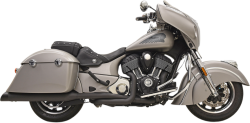 Bassani Xhaust - Bassani Xhaust True Dual Exhaust - Black - Indian Chieftain Roadmaster - Image 1