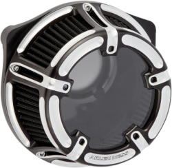 Arlen Ness - Arlen Ness Method Clear Air Cleaner - Black with Machined Accents - Milwaukee-8 - Image 1