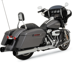 Khrome Werks - Khrome Werks 4.5 Inch HP-Plus Slip-On Mufflers - Chrome with Klassic Tip - M8 Touring - Image 1