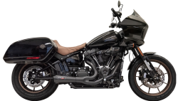 Bassani Xhaust - Bassani Xhaust Ripper 2 into 1 Short Exhaust - Black - Softail Low Rider ST Sport Glide - Image 1