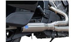 S&S Cycle - S&S 2 Into 1 Qualifier Exhaust - Race Only - Indian Challenger - Stainless - Image 3