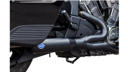 S&S Cycle - S&S 2 Into 1 Qualifier Exhaust System - Indian Challenger - Black - Image 4