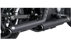 Vance & Hines - Vance & Hines 3 Inch Round Twin Slash Slip-On Muffler - Black - Sportster - Image 3