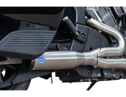 S&S Cycle - S&S 2 Into 1 Qualifier Exhaust System - Indian Challenger - Stainless Steel - Image 3