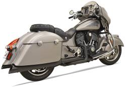 Bassani Xhaust - Bassani Xhaust True Dual Exhaust - Black - Indian Chieftain Roadmaster - Image 2